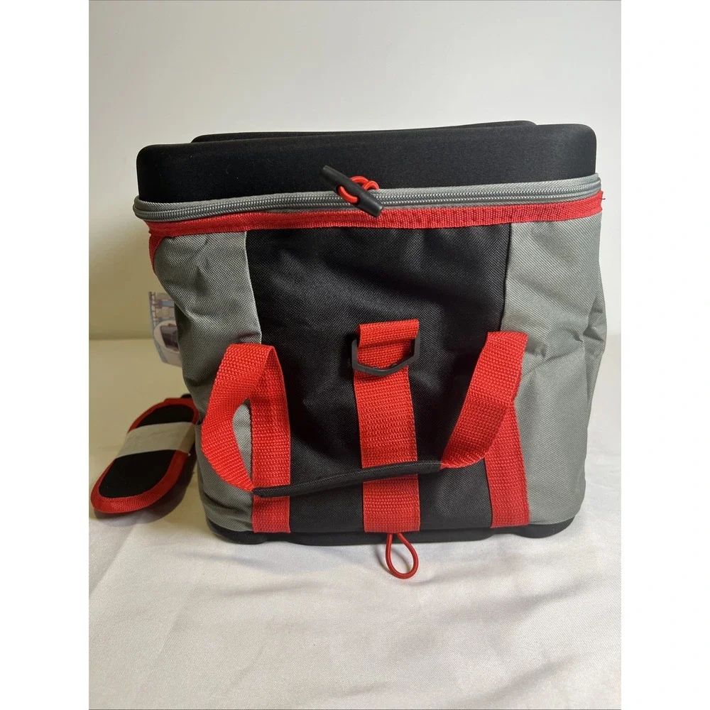 NWT Olli 45 Can Collapsible Cooler Bag Red/Gray/Black - Tough Top & Base